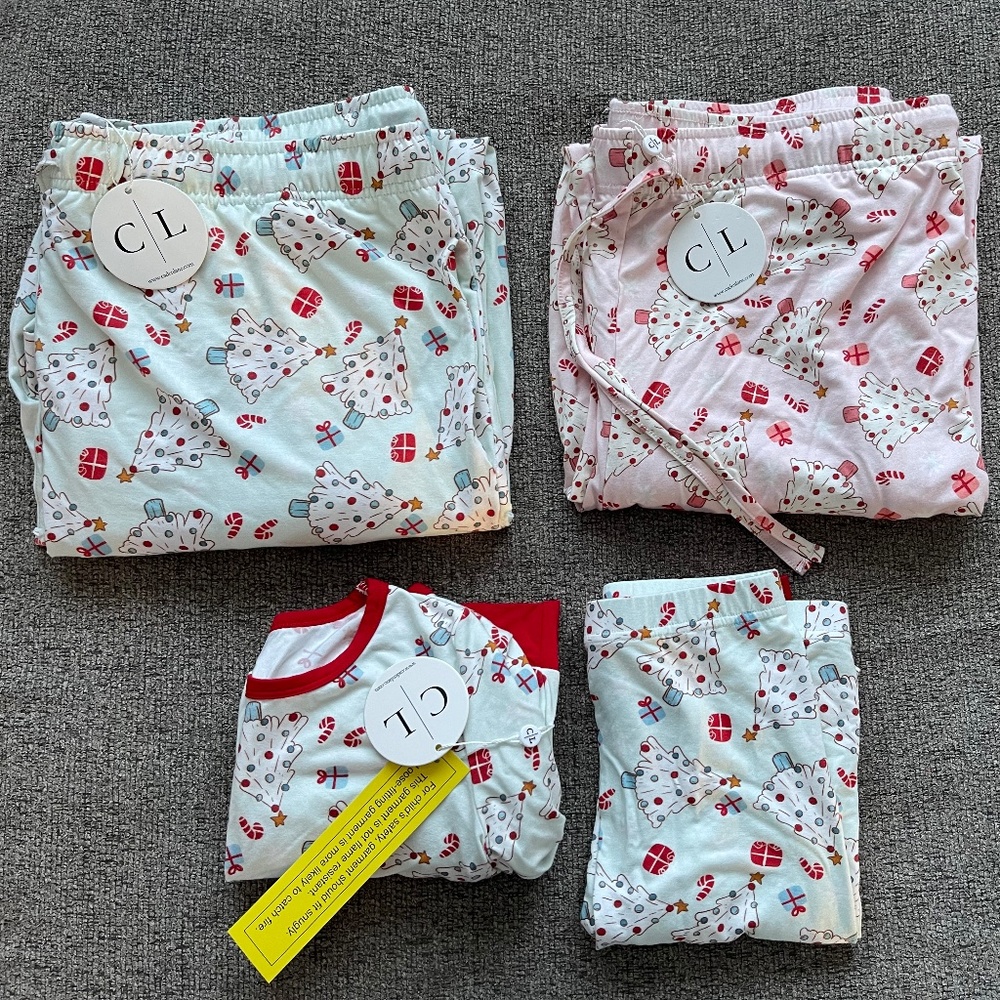 Caden lane matching family Christmas pjs